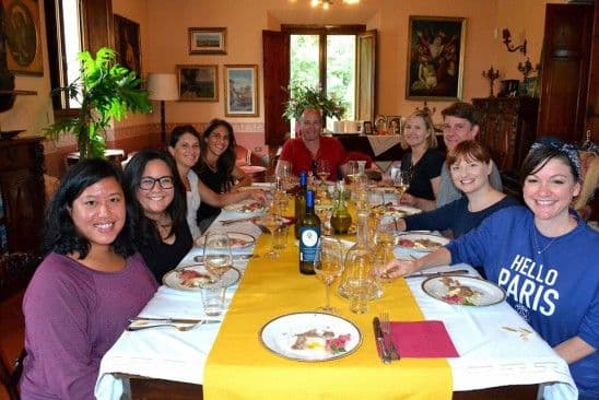 Al fresco truffle tasting lunch paired with estate Chianti wine