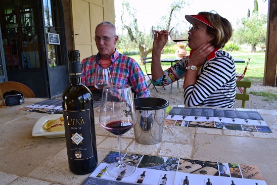 Wine tasting at Chiappini winery