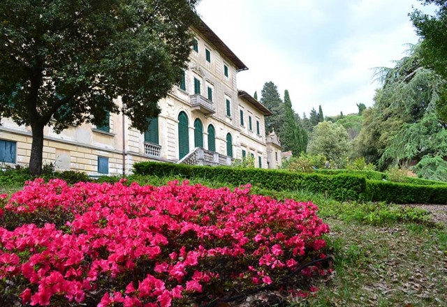Typical winery villa in the Rufina wine area